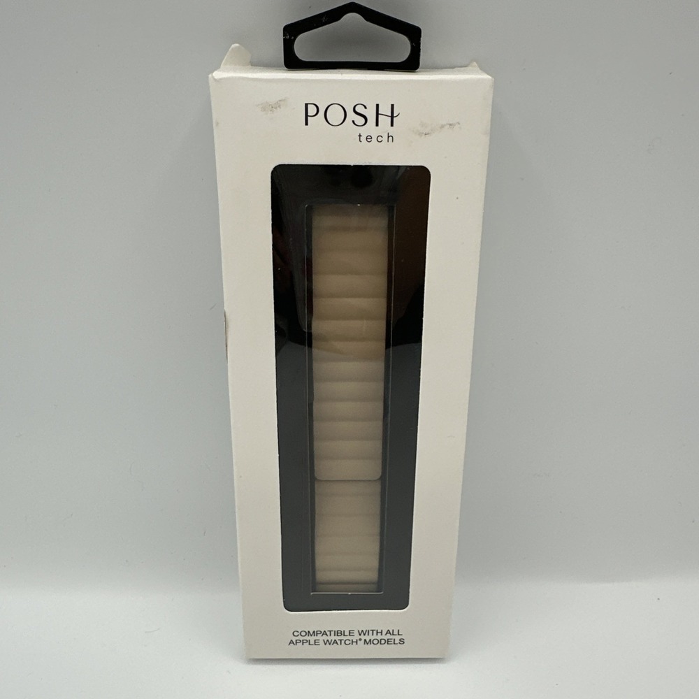 Posh Tech Magnetic Leather Band for‎ Apple Watch - Pink/Tan